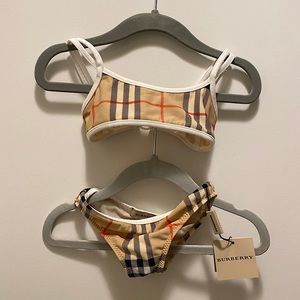 NWT Burberry Baby Bikini